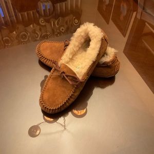 Ugg Mocassin slippers!! Worn Once!!